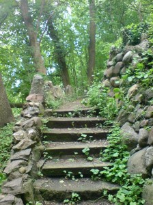 Die Treppen zum Kalkberg