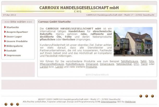 Carroux GmbH Screenshot