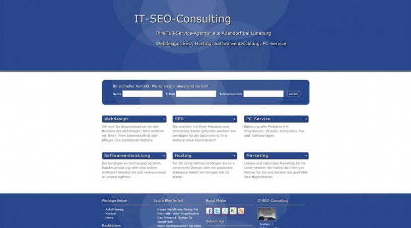 Screenshot IT-SEO-Consulting - Foto (C) MaBoXer